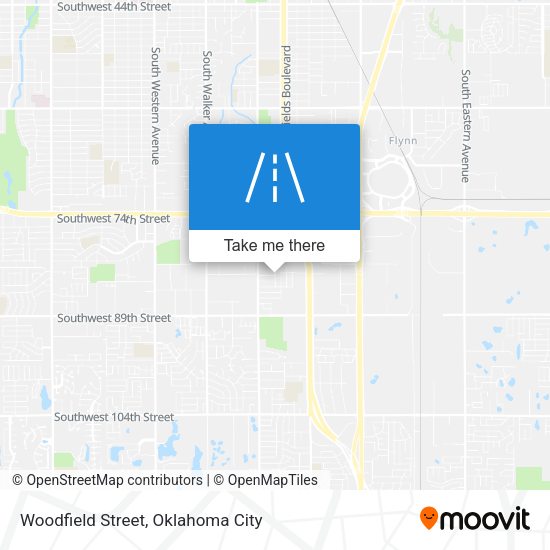 Woodfield Street map