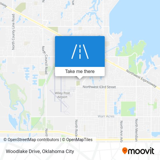 Woodlake Drive map