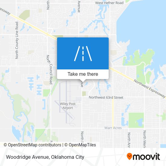 Woodridge Avenue map