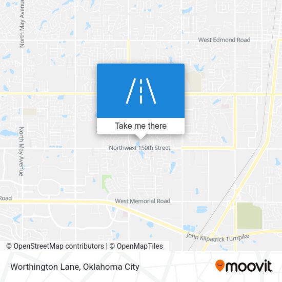 Worthington Lane map