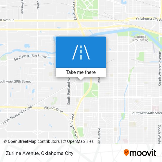 Zurline Avenue map