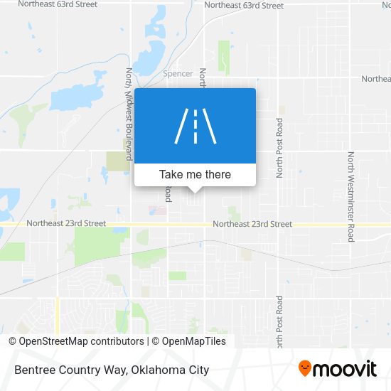 Bentree Country Way map