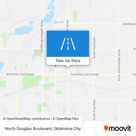 North Douglas Boulevard map