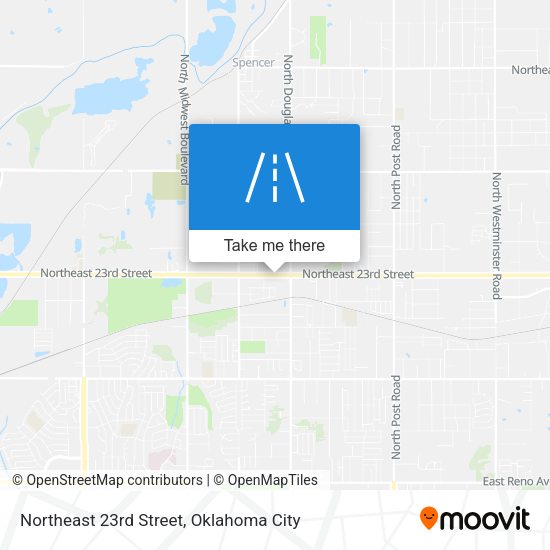 Northeast 23rd Street map