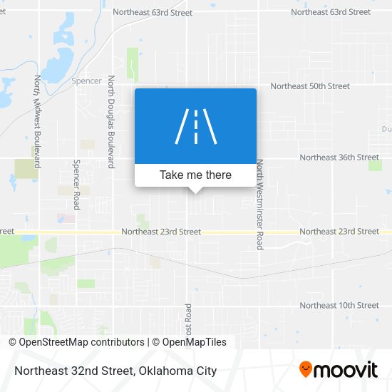 Mapa de Northeast 32nd Street