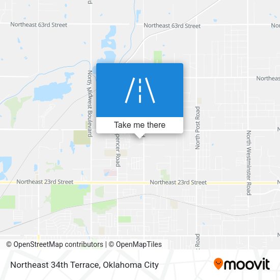 Mapa de Northeast 34th Terrace