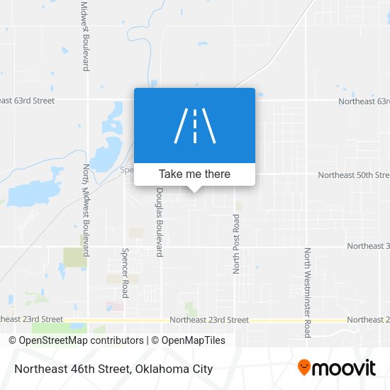 Northeast 46th Street map