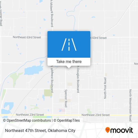 Mapa de Northeast 47th Street