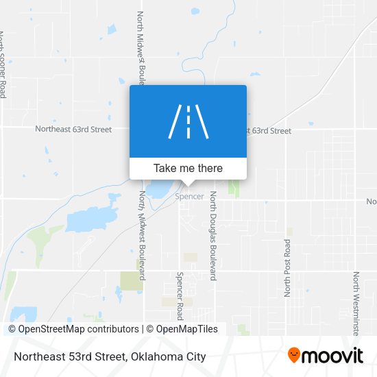 Northeast 53rd Street map
