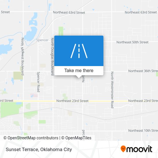 Sunset Terrace map
