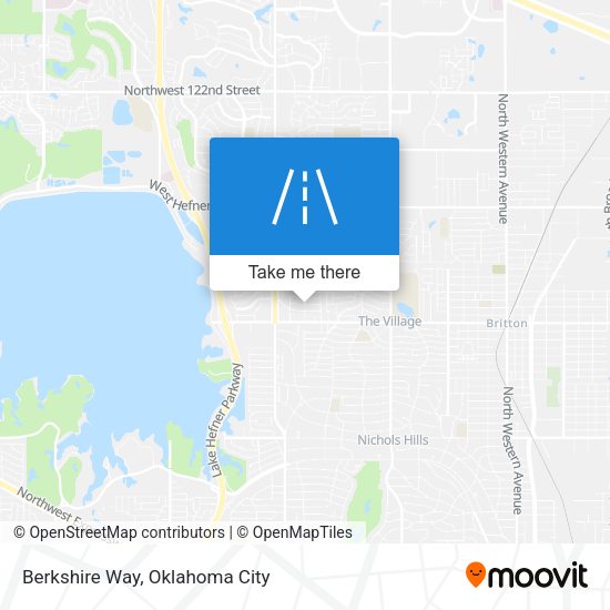 Mapa de Berkshire Way