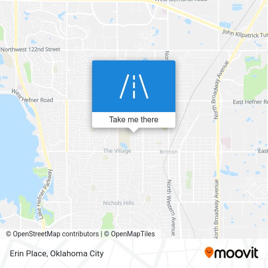 Mapa de Erin Place