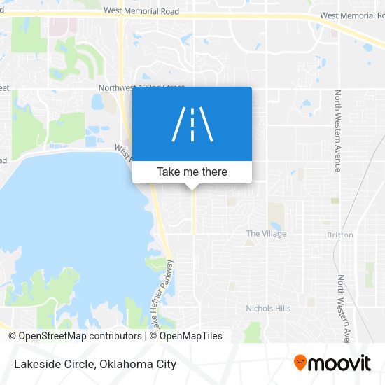 Lakeside Circle map