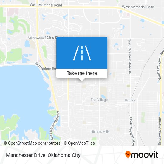 Mapa de Manchester Drive