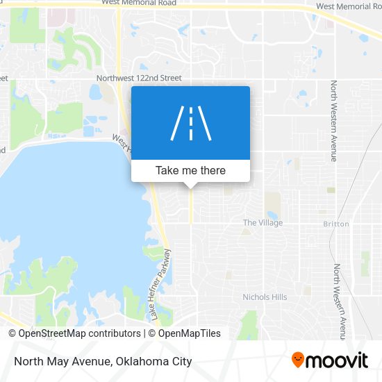 Mapa de North May Avenue