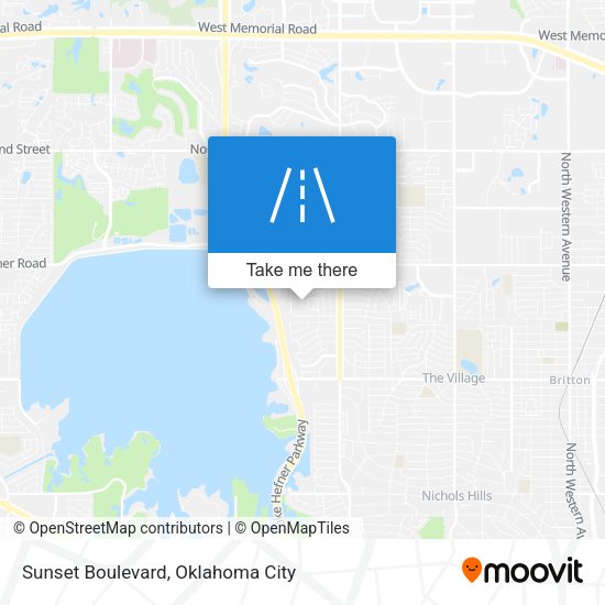 Mapa de Sunset Boulevard