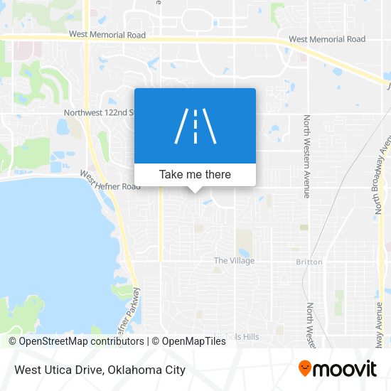 Mapa de West Utica Drive