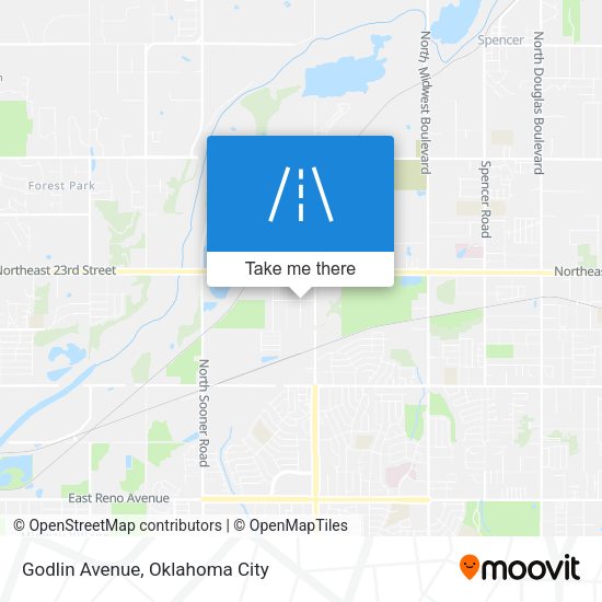 Godlin Avenue map