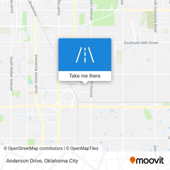Mapa de Anderson Drive