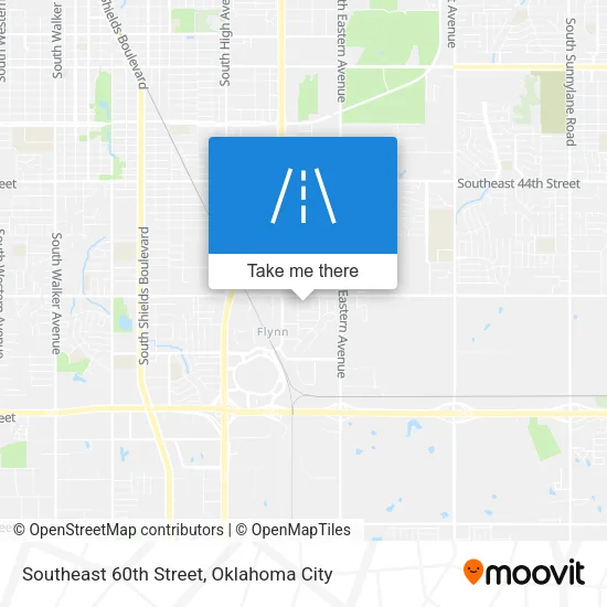 Southeast 60th Street map