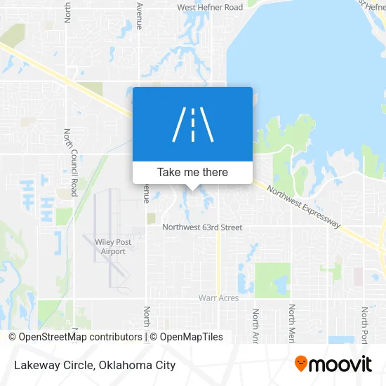 Lakeway Circle map