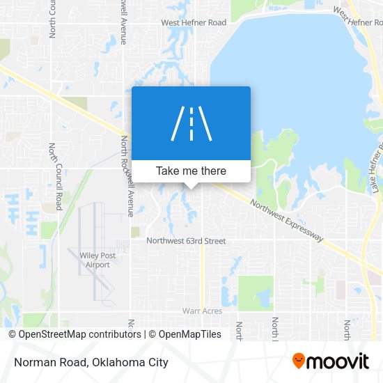 Mapa de Norman Road