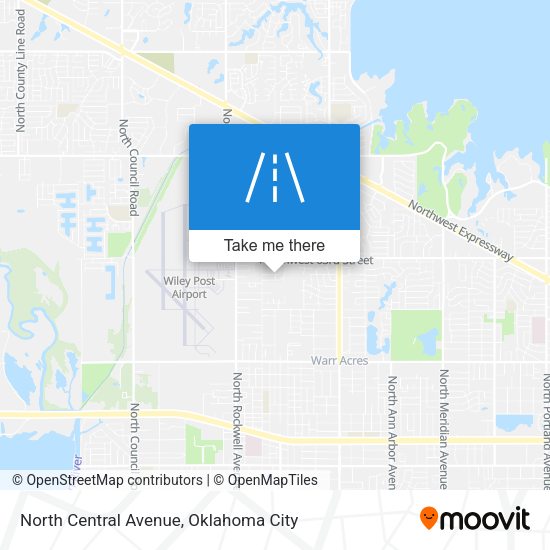 North Central Avenue map