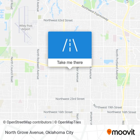 Mapa de North Grove Avenue