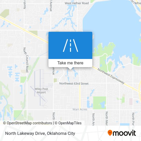 North Lakeway Drive map