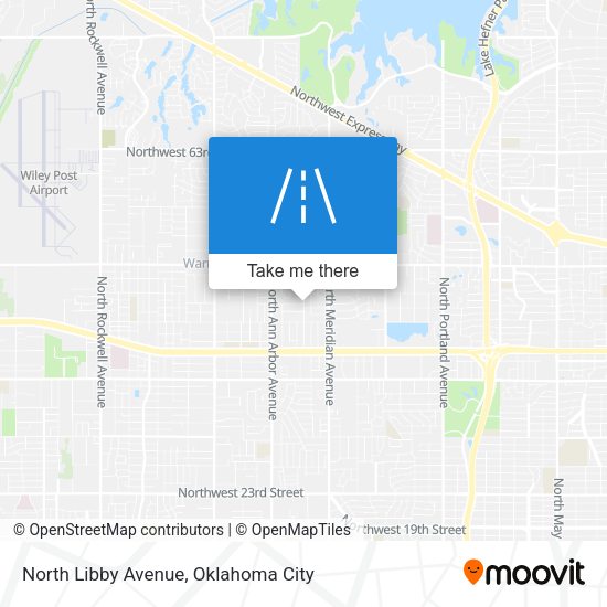 North Libby Avenue map