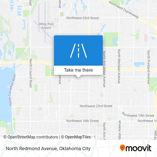 North Redmond Avenue map