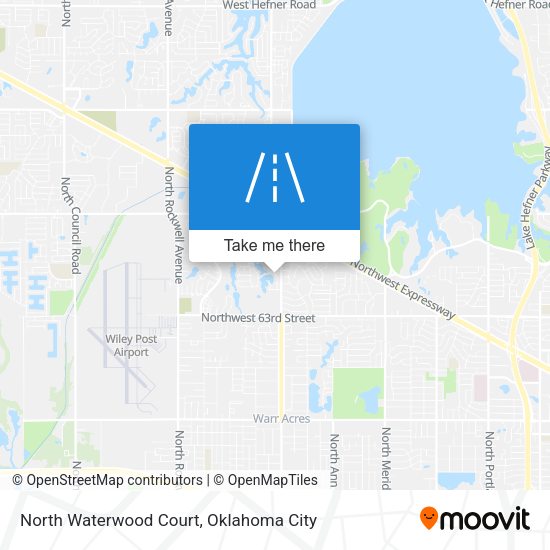Mapa de North Waterwood Court