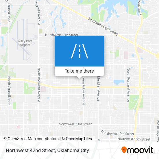 Mapa de Northwest 42nd Street