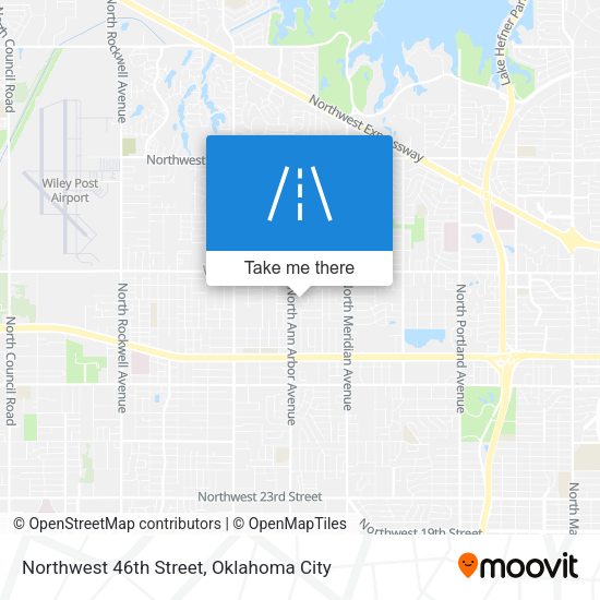 Northwest 46th Street map