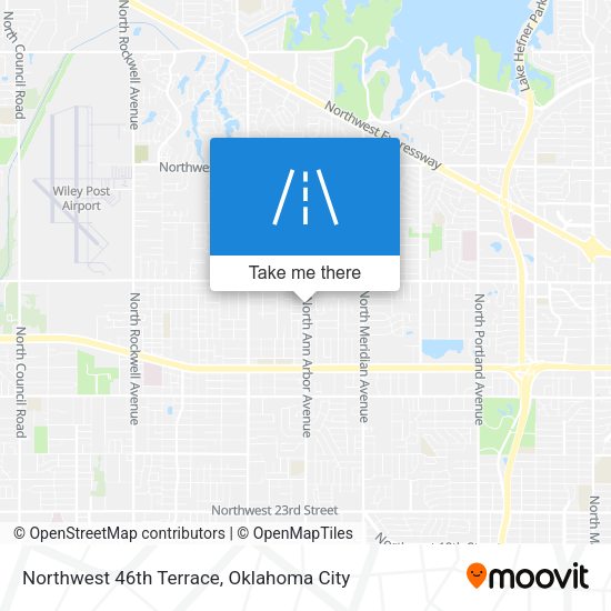Mapa de Northwest 46th Terrace