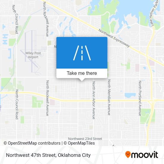 Northwest 47th Street map