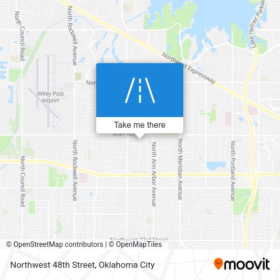Northwest 48th Street map
