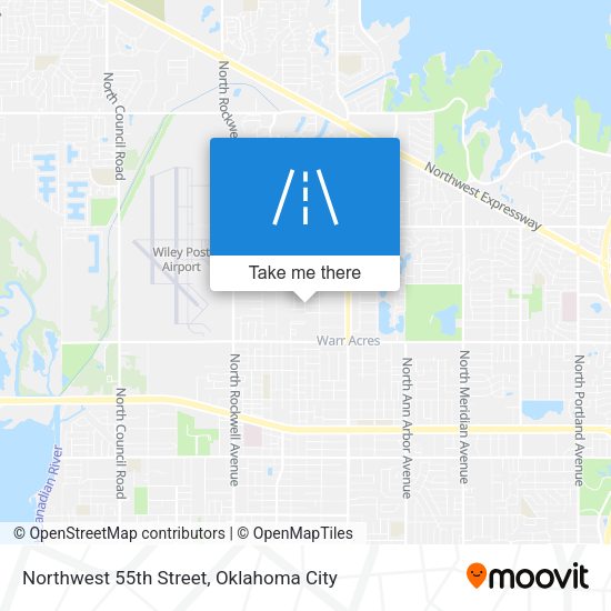 Mapa de Northwest 55th Street