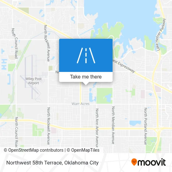 Northwest 58th Terrace map