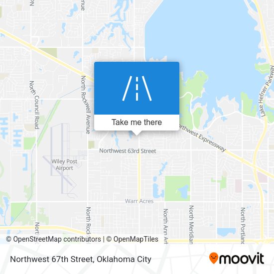 Northwest 67th Street map