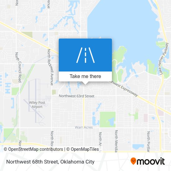 Mapa de Northwest 68th Street