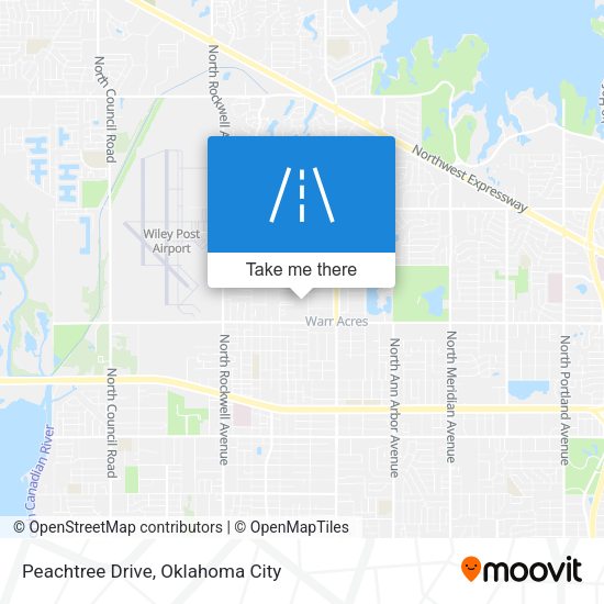 Mapa de Peachtree Drive