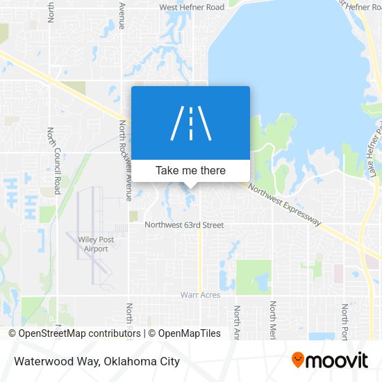 Waterwood Way map
