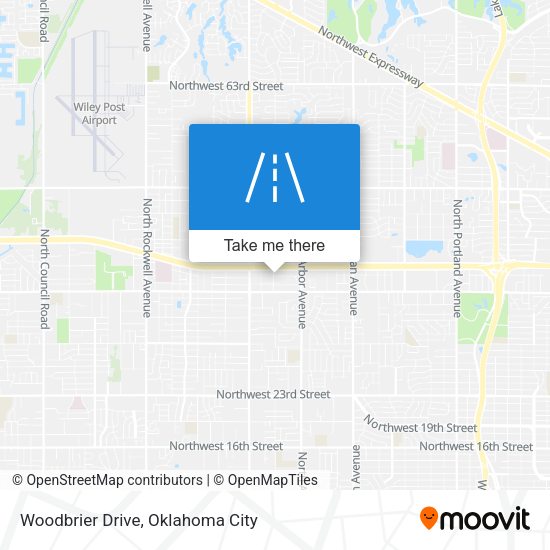 Woodbrier Drive map