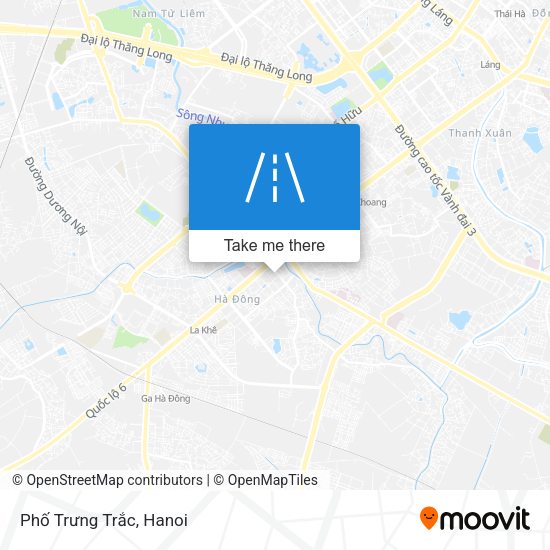 Phố Trưng Trắc map