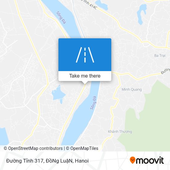 Đường Tỉnh 317, ĐồNg LuậN map