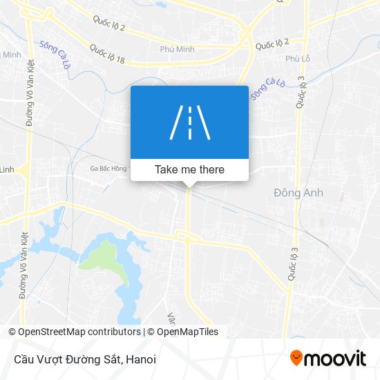 Cầu Vượt Đường Sắt map