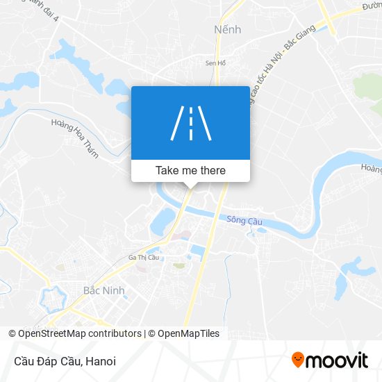 Cầu Đáp Cầu map