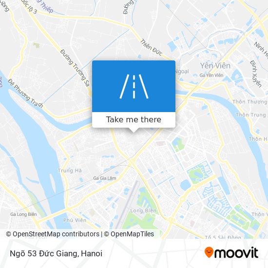 Ngõ 53 Đức Giang map