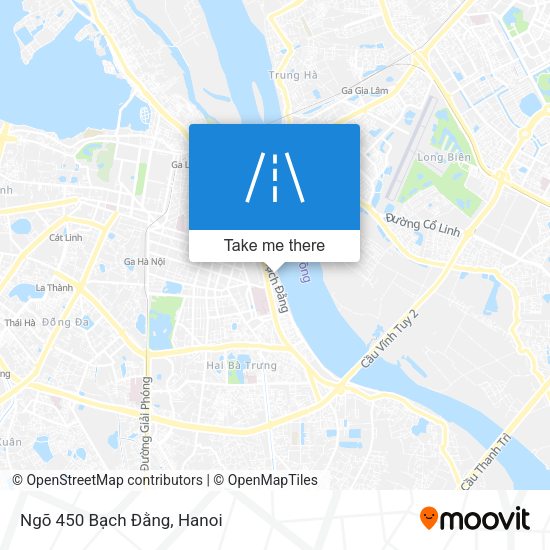 Ngõ 450 Bạch Đằng map
